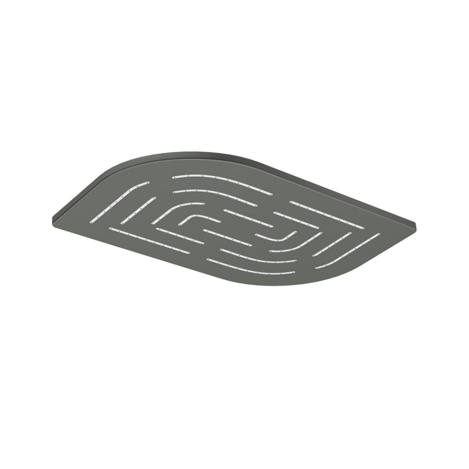 Jaquar Alive Maze Overhead Shower - Graphite