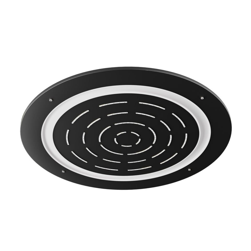 Jaquar Maze Prime Round Shape Single Function Shower - Black Matt