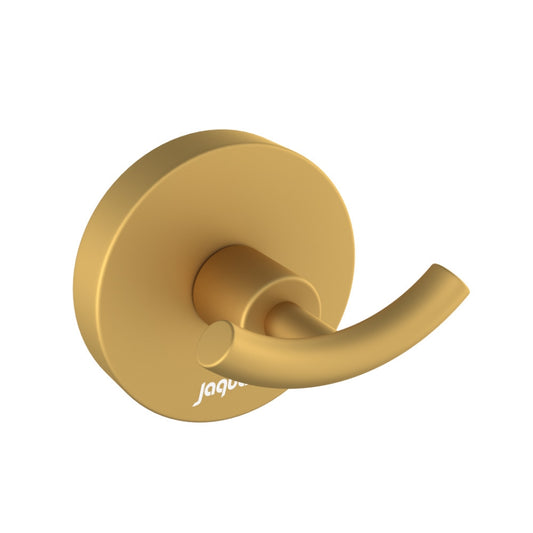 Jaquar Continental Double Coat Hook - Gold Matt PVD