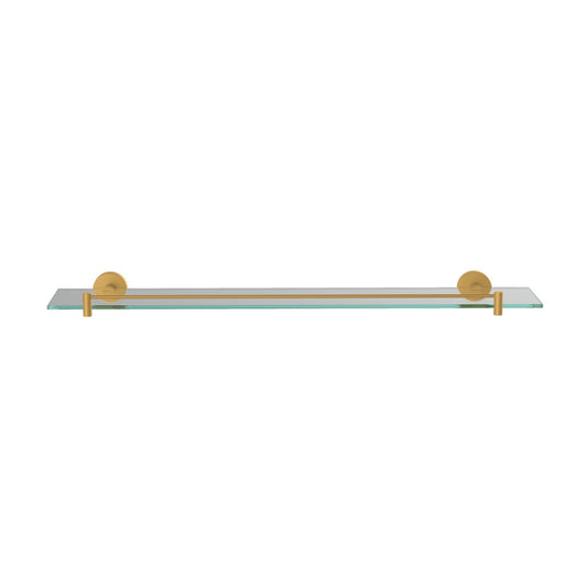 Jaquar Continental Glass Shelf 600mm Long - Gold Matt PVD