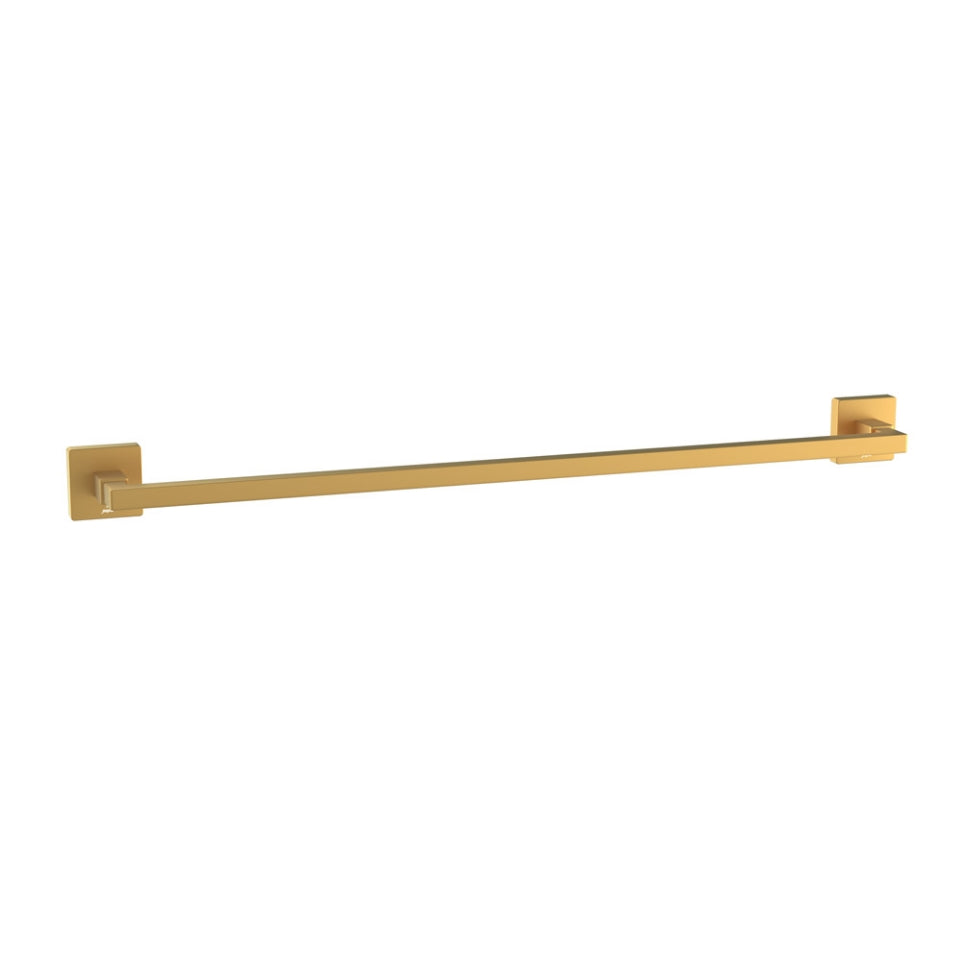 Jaquar Kubix Prime Single Towel Rail - Gold Matt PVD