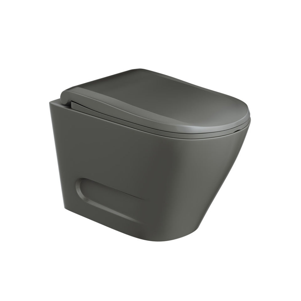 Jaquar Opal Prime Rimless Blind Installation Wall Hung WC - Grey Matt