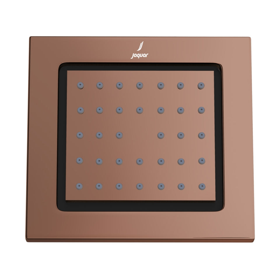Jaquar Body Shower 130x120mm Rectangular Shape - Blush Gold Bright PVD