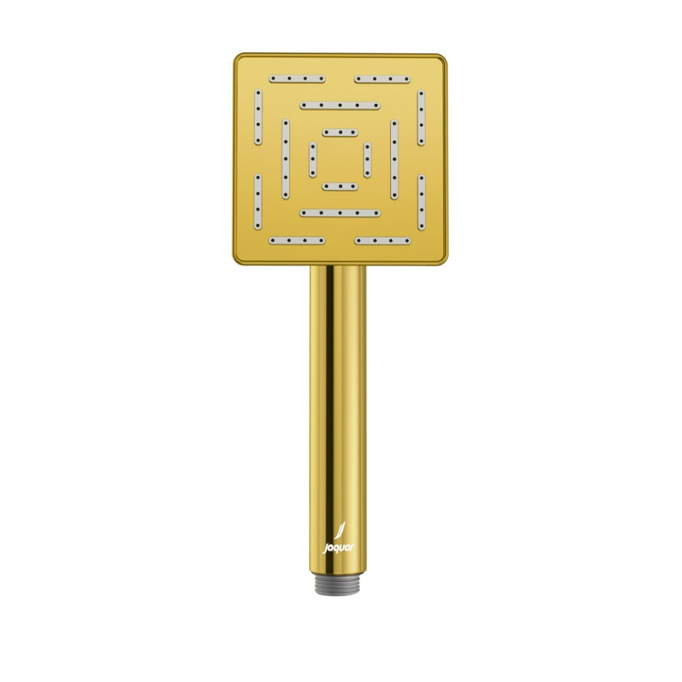 Jaquar Square Shape Maze Hand Shower - Gold Bright PVD
