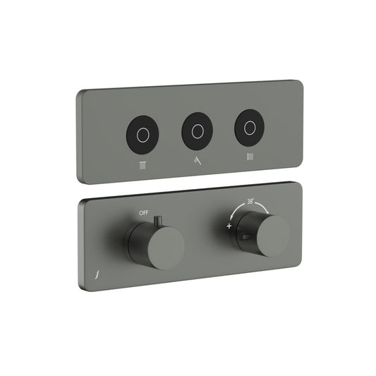 Jaquar Exposed Part Kit of Cloud Touch Shower System - Graphite