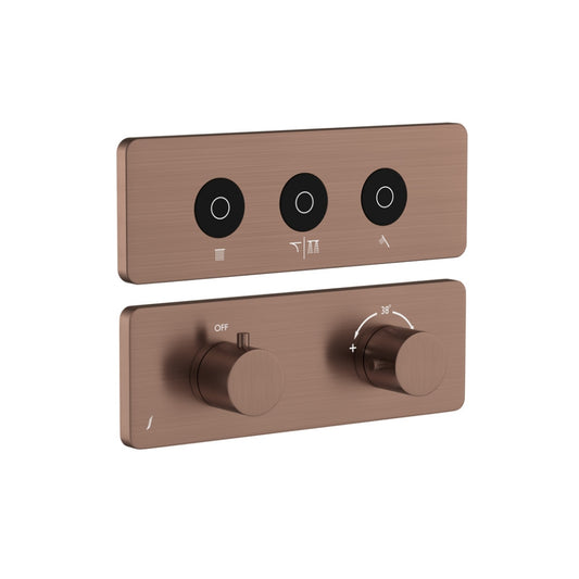 Jaquar Exposed Part Kit of Cloud Touch Shower System - Antique Copper
