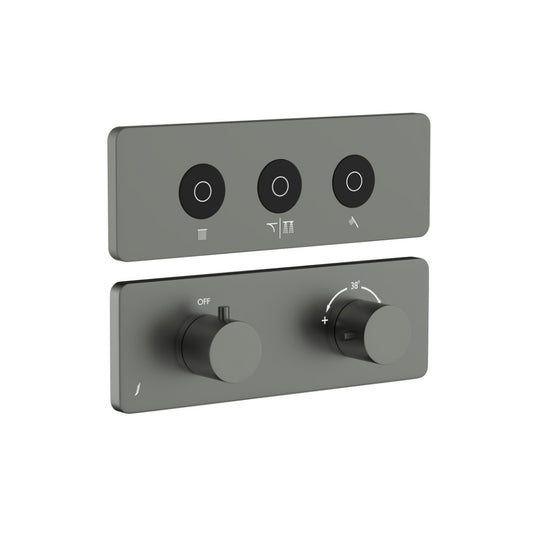 Jaquar Exposed Part Kit of Cloud Touch Shower System - Graphite