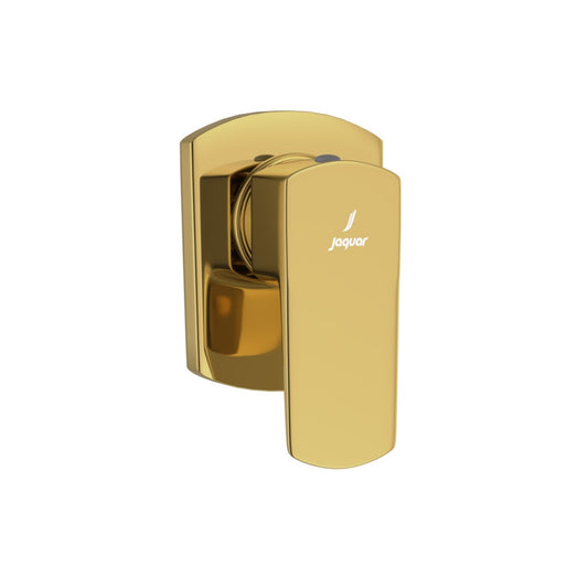 Jaquar Kubix Prime Exposed Part Kit of Concealed Stop Cock & Flush Cock - Gold Bright PVD
