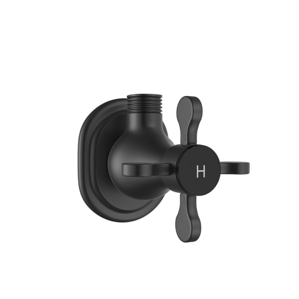 Jaquar Queens Prime Angular Stop Cock - Black Matt