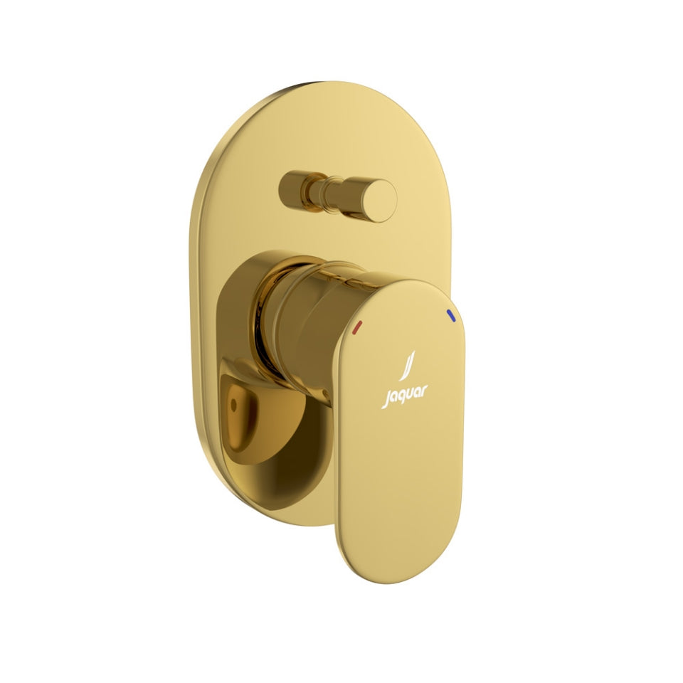 Jaquar Opal Prime Single Lever Exposed Parts Kit of Hi-flow Diverter - Gold Bright PVD