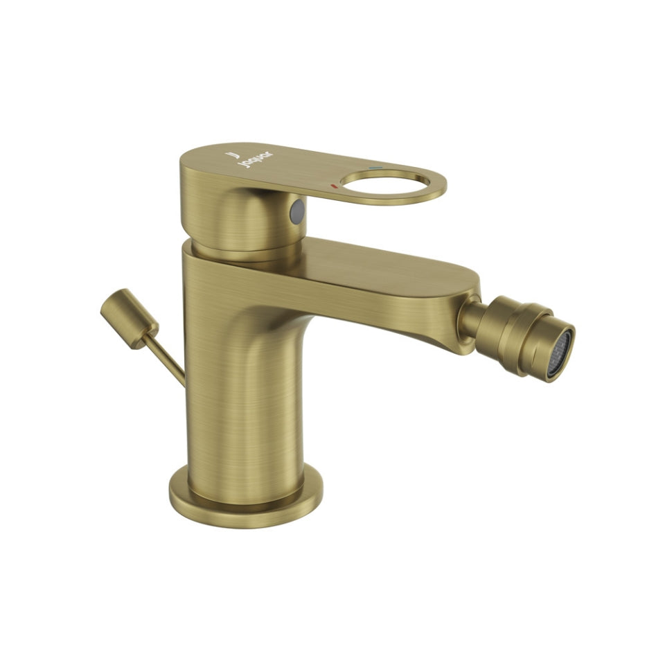 Jaquar Ornamix Prime Single Lever 1-Hole Bidet Mixer with Popup Waste System - Antique Bronze