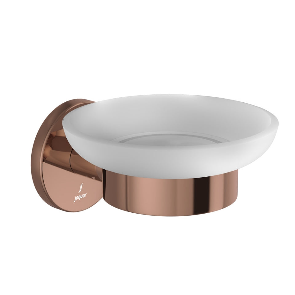 Jaquar Continental Soap Dish Holder - Blush Gold Bright PVD