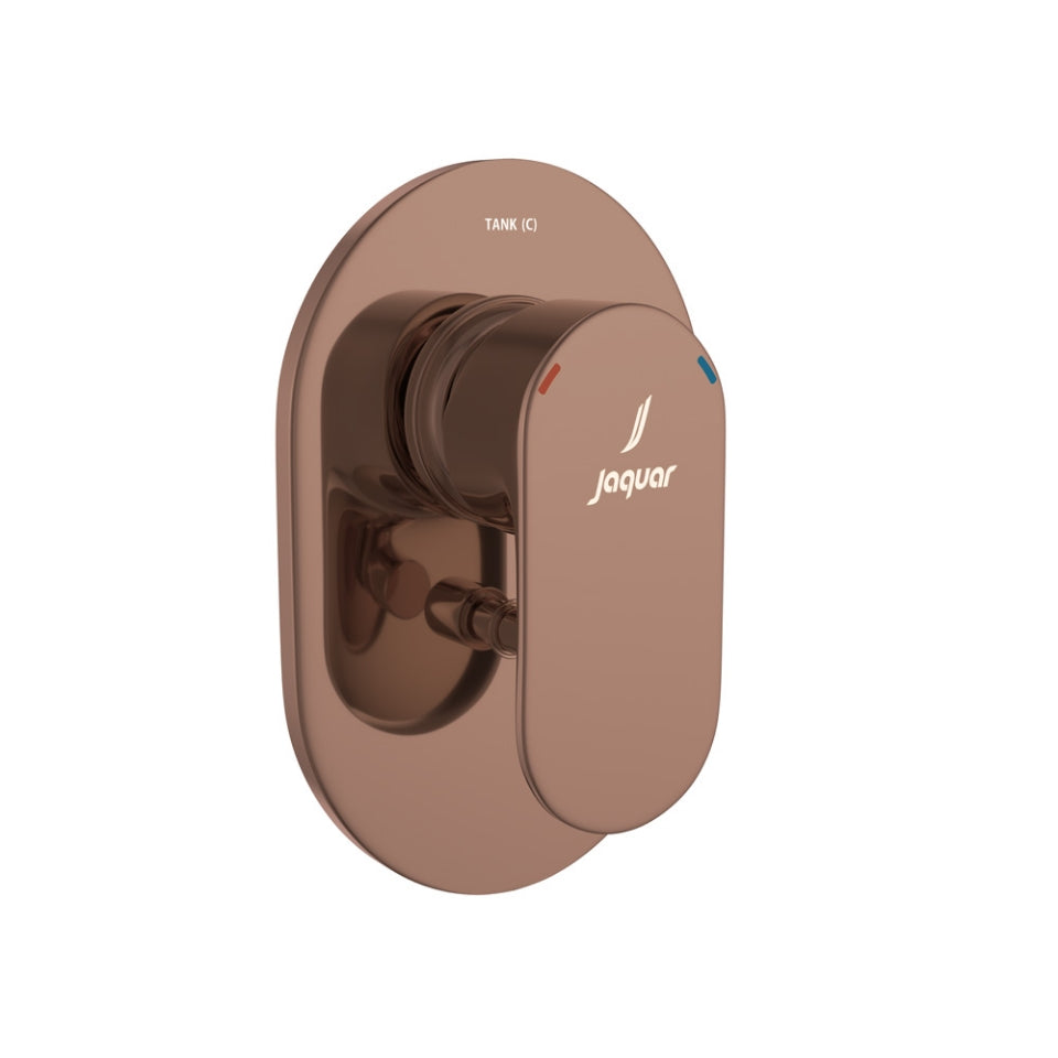 Jaquar Opal Prime 3-Inlet Single Lever Concealed Diverter - Blush Gold Bright PVD