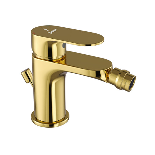 Jaquar Opal Prime Single Lever Bidet Mixer with Popup Waste - Gold Bright PVD