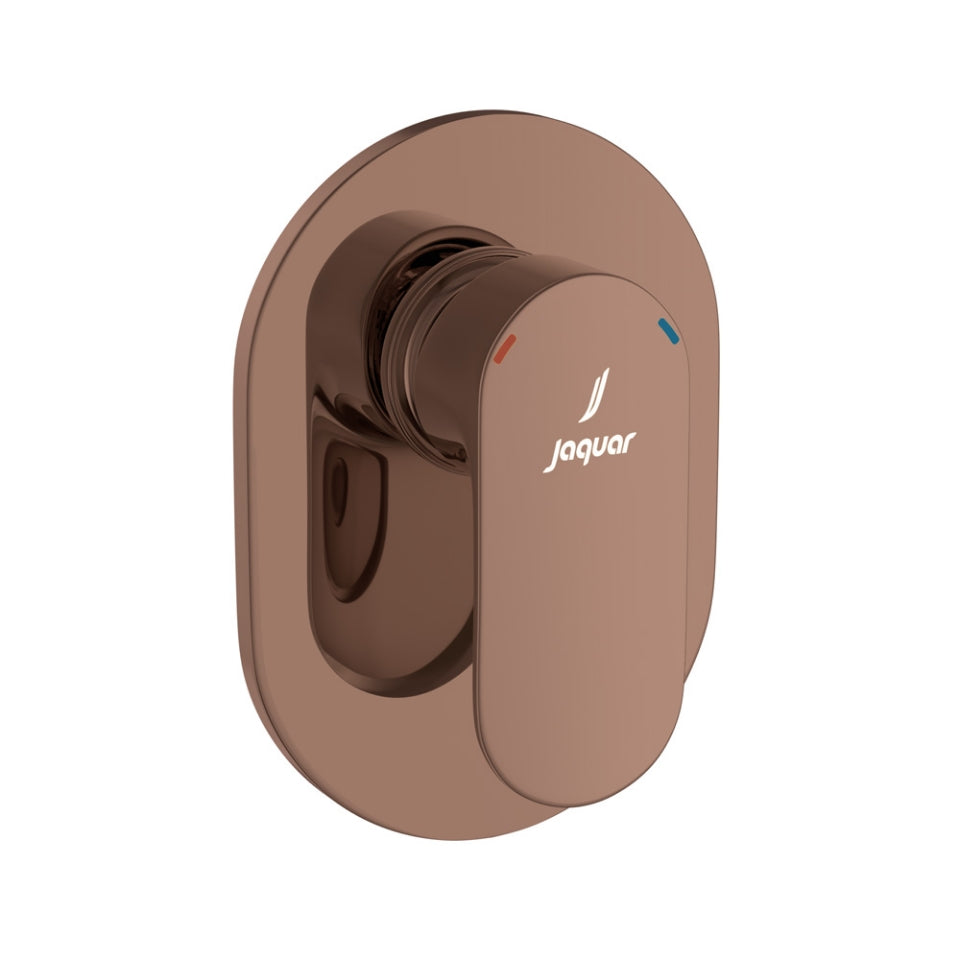 Jaquar Opal Prime Single Lever Concealed Manual Shower Valve - Blush Gold Bright PVD