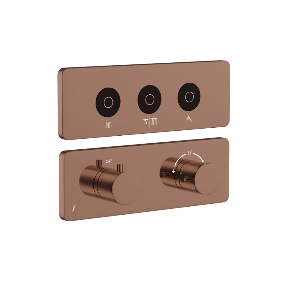 Jaquar Exposed Part Kit of Cloud Touch Shower System - Blush Gold Bright PVD