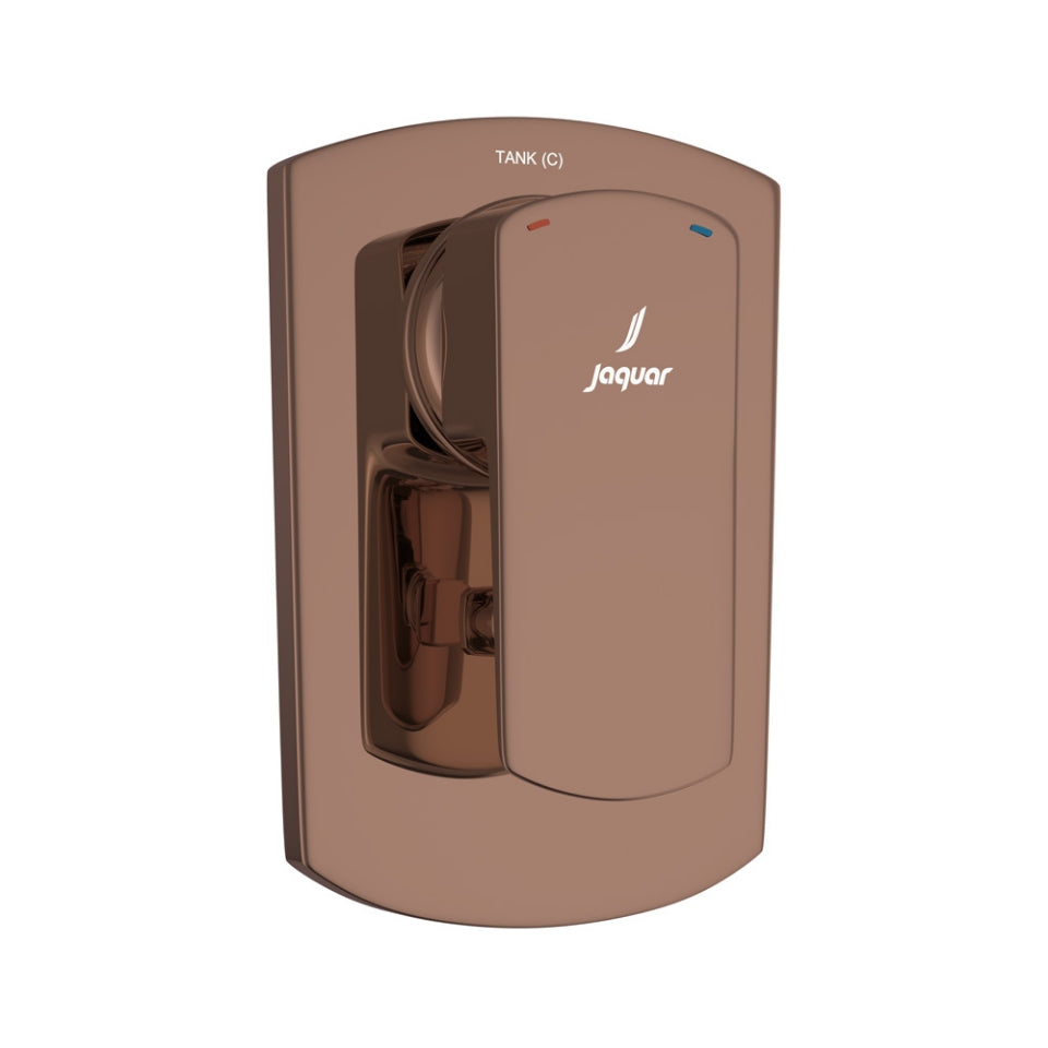 Jaquar Kubix Prime Single Lever 3-inlet Diverter - Blush Gold Bright PVD