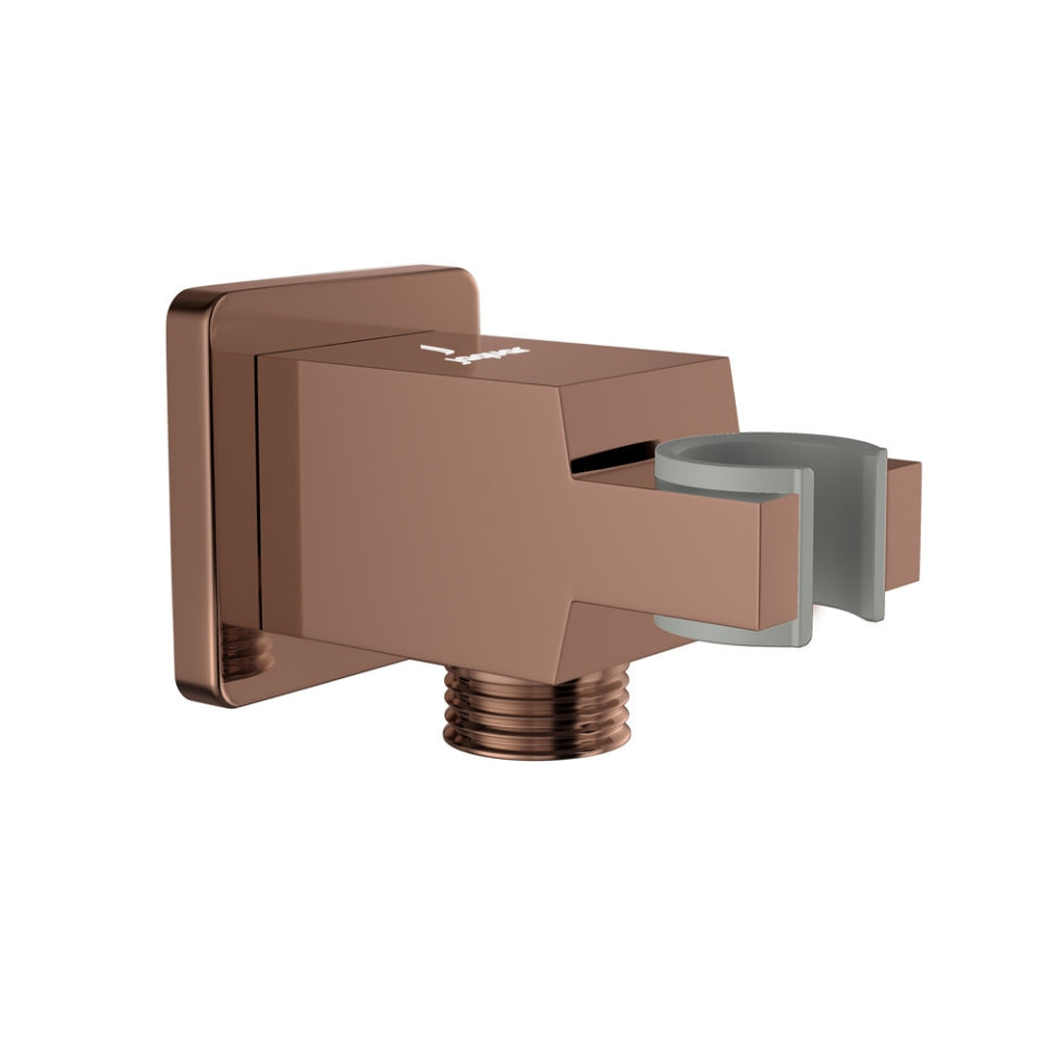 Jaquar Wall Outlet with Shower Hook - Blush Gold Bright PVD