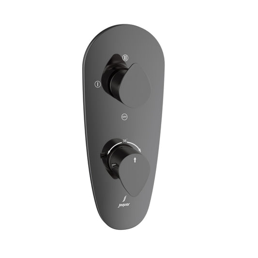 Jaquar Vignette Prime Aquamax Thermostatic Shower Mixer - Black Chrome
