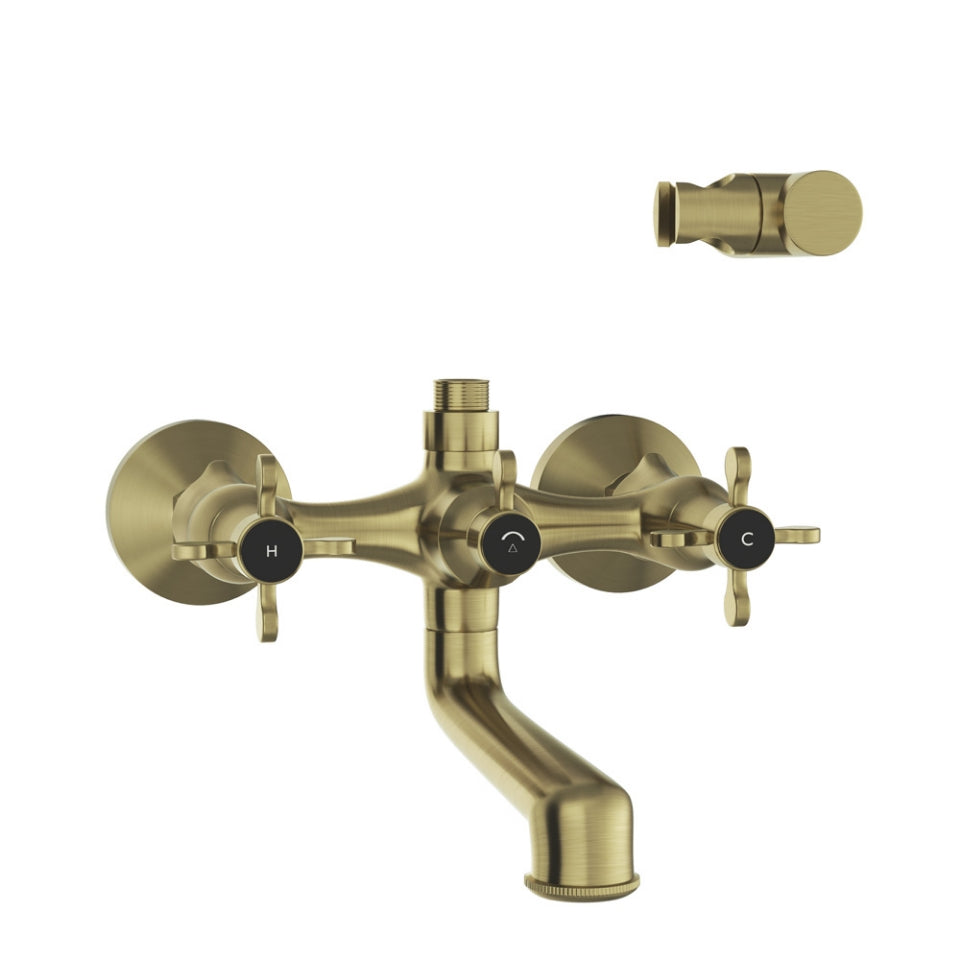 Jaquar Queens Prime Wall Mixer - Antique Bronze