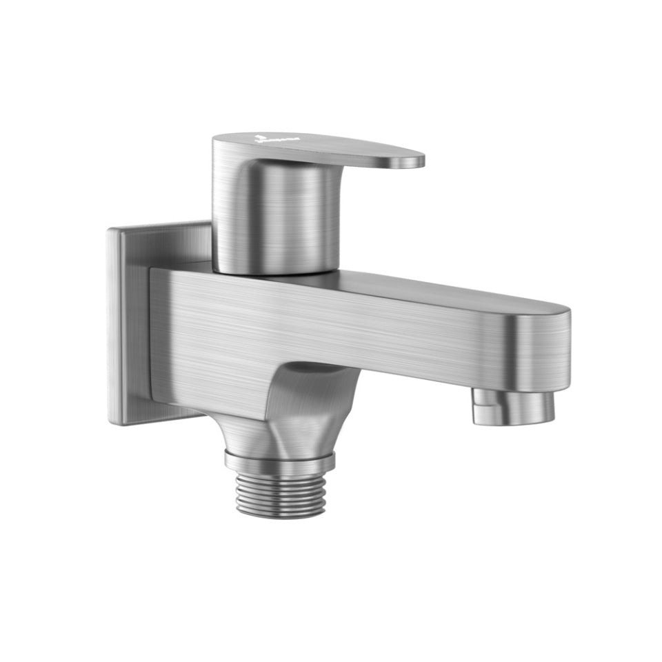 Jaquar Vignette Prime 2 Way Bib Cock - Stainless Steel