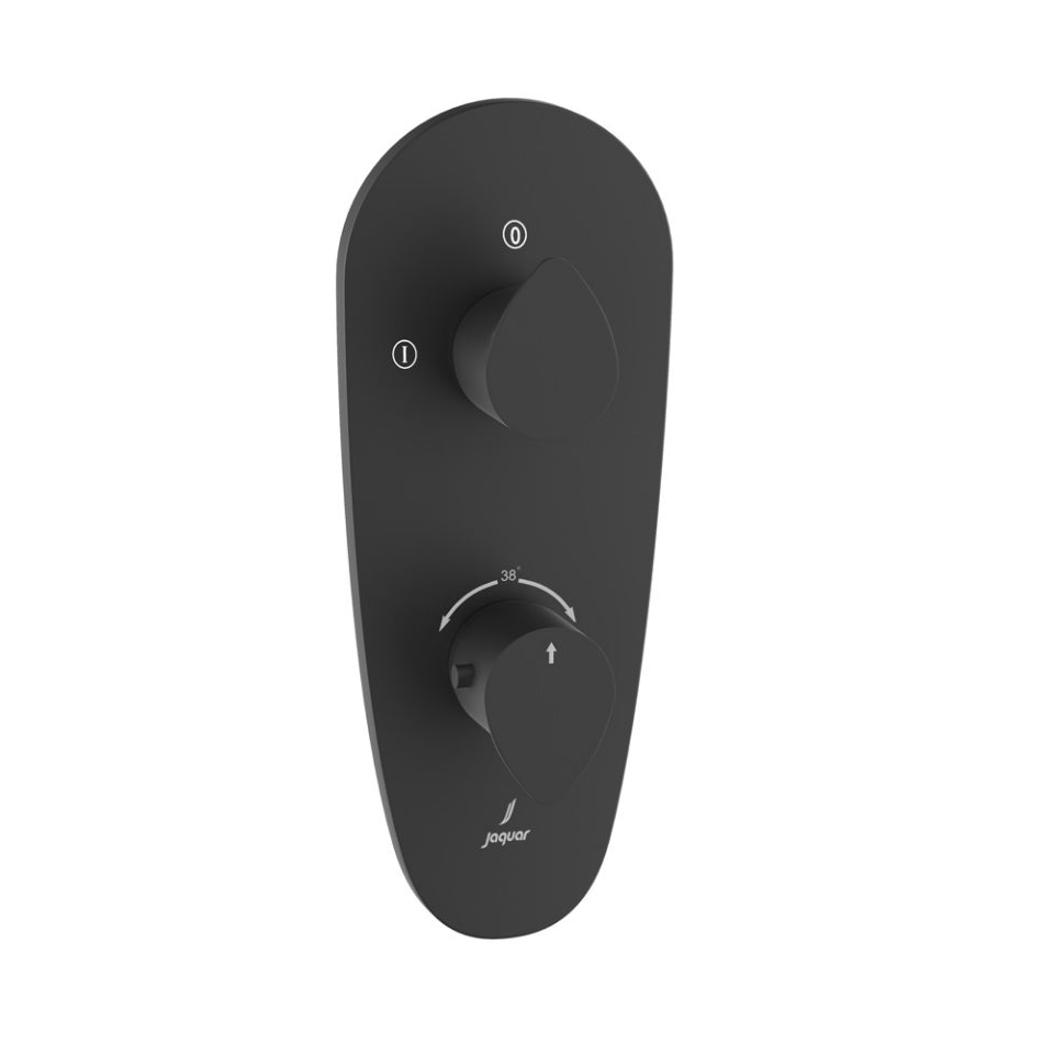 Jaquar Vignette Prime Aquamax Thermostatic Shower Mixer - Black Matt