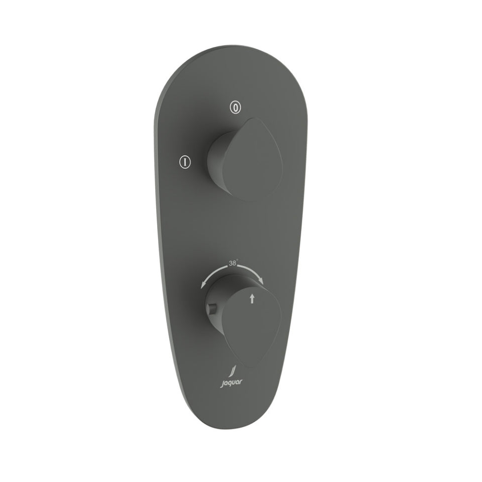 Jaquar Vignette Prime Aquamax Thermostatic Shower Mixer - Graphite