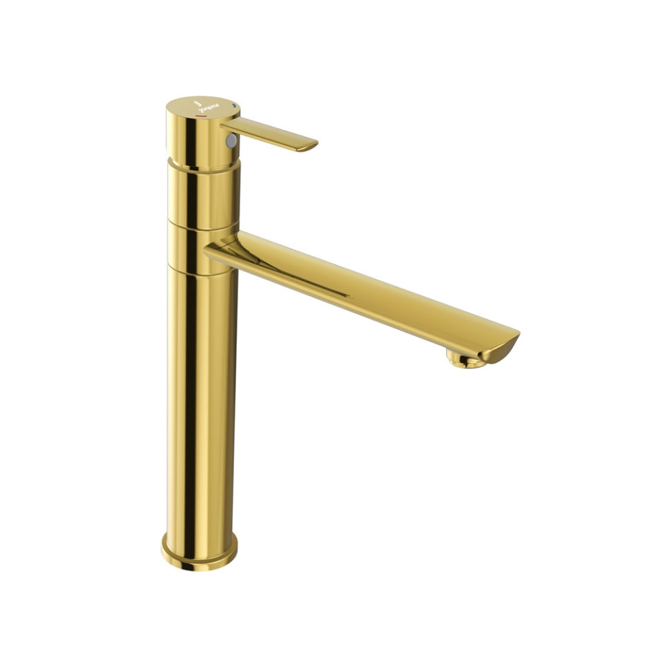 Jaquar Fusion Prime Single Lever Sink Mixer - Gold Bright PVD