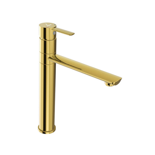 Jaquar Fusion Prime Single Lever Sink Mixer - Gold Bright PVD