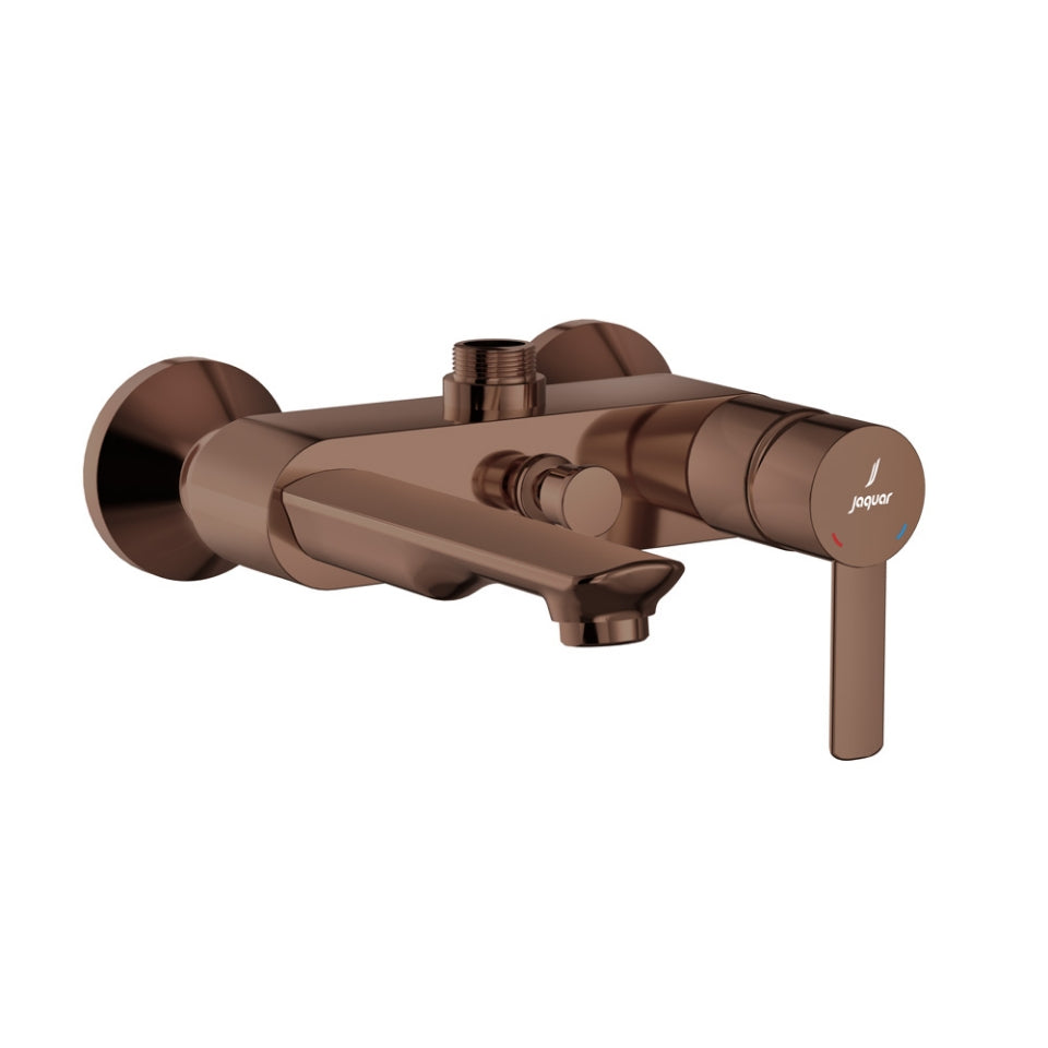 Jaquar Fusion Prime Single Lever Wall Mixer - Blush Gold Bright PVD