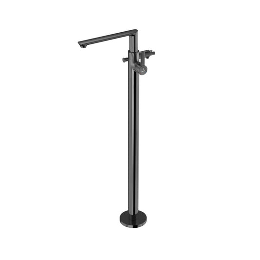 Jaquar Fusion Prime Exposed Parts of Floor Mounted Single Lever Bath Mixer - Black Chrome