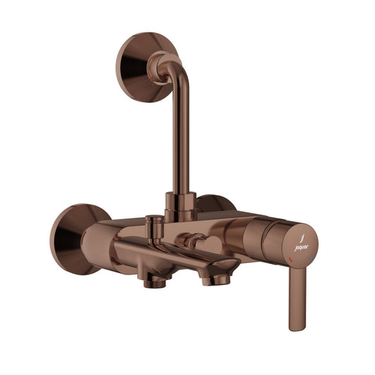 Jaquar Fusion Prime Single Lever Wall Mixer 3-in-1 System - Blush Gold Bright PVD
