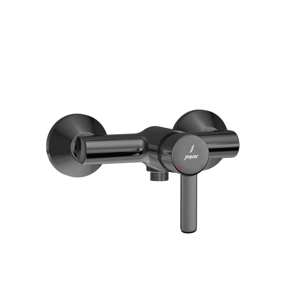 Jaquar Fusion Prime Single Lever Exposed Shower Mixer - Black Chrome