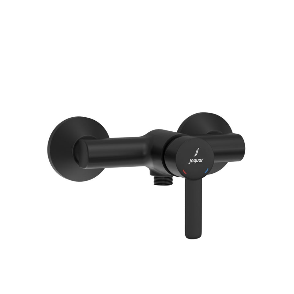 Jaquar Fusion Prime Single Lever Exposed Shower Mixer - Black Matt