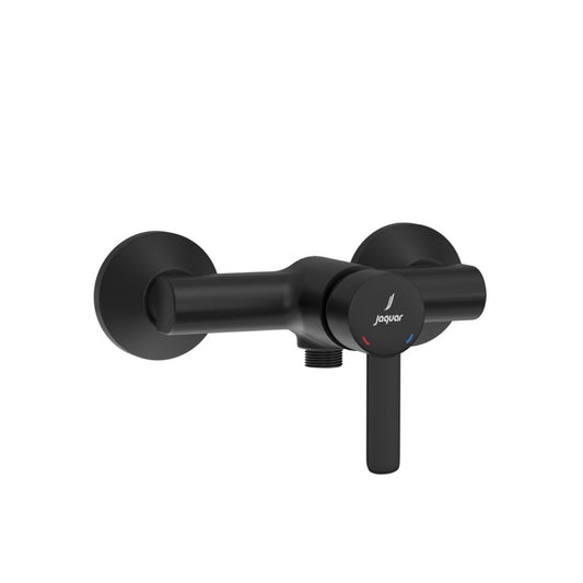 Jaquar Fusion Prime Single Lever Exposed Shower Mixer - Black Matt