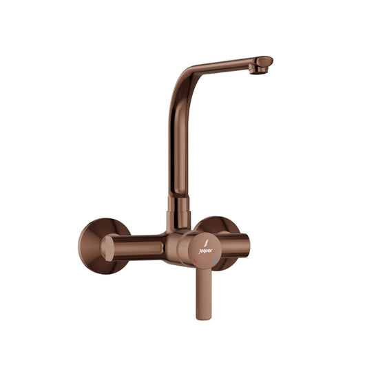 Jaquar Fusion Prime Single Lever Sink Mixer - Blush Gold Bright PVD