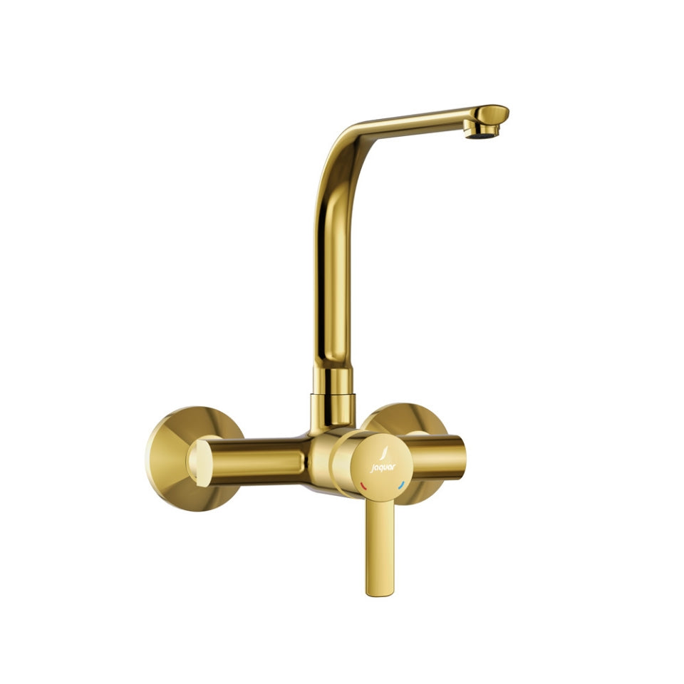 Jaquar Fusion Prime Single Lever Sink Mixer - Gold Bright PVD