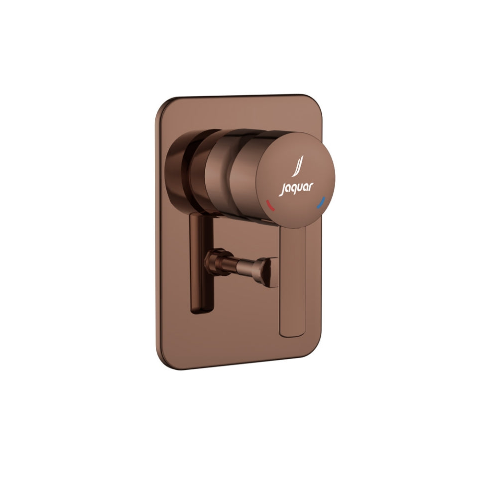 Jaquar Fusion Prime Single Lever 3-inlet Diverter Exposed parts kit - Blush Gold Bright PVD