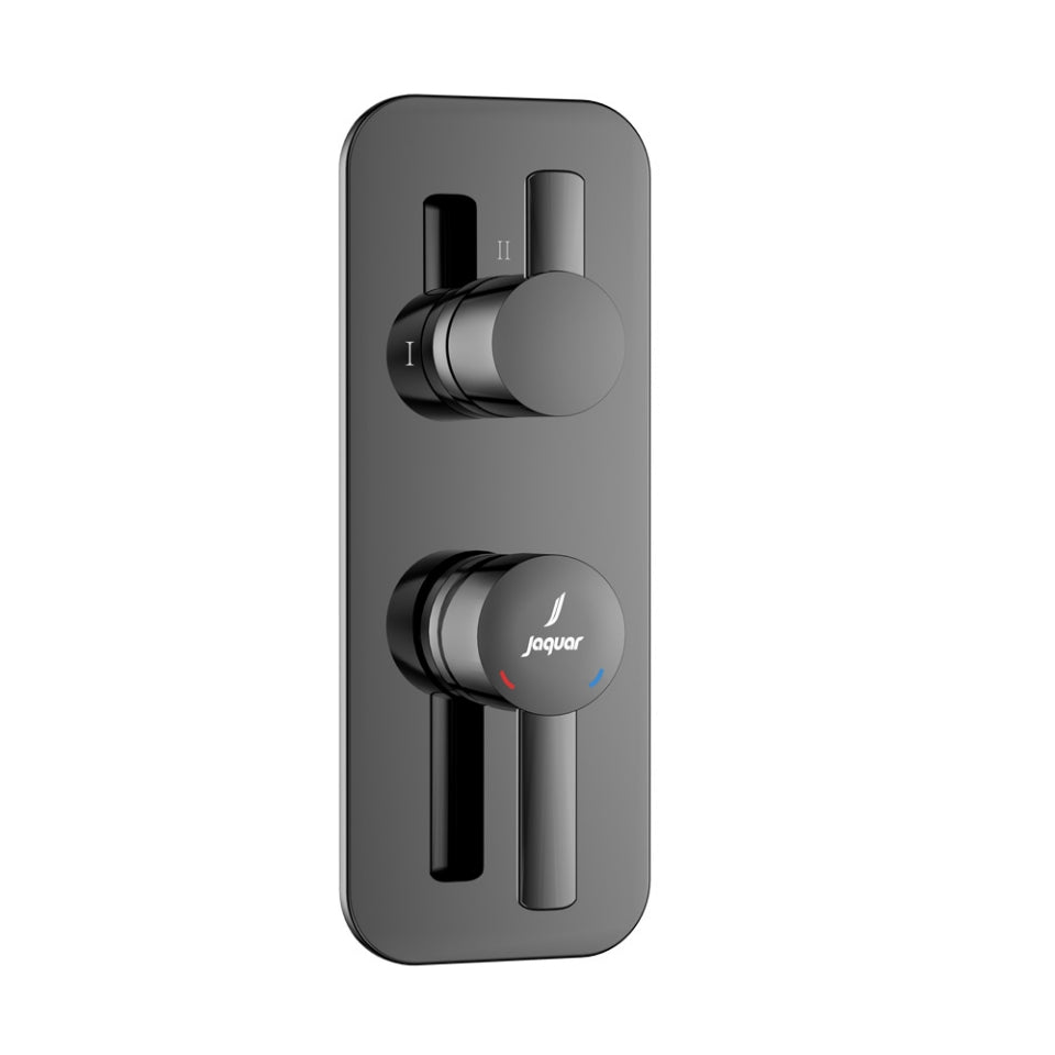 Jaquar Fusion Prime Aquamax Exposed Part Kit of Single Lever Shower Mixer - Black Chrome