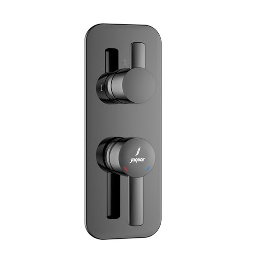 Jaquar Fusion Prime Aquamax Exposed Part Kit of Single Lever Shower Mixer - Black Chrome
