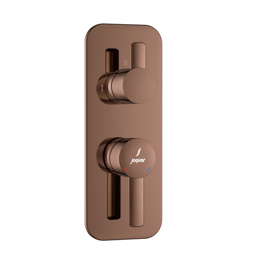 Jaquar Fusion Prime Aquamax Exposed Part Kit of Single Lever Shower Mixer - Blush Gold Bright PVD