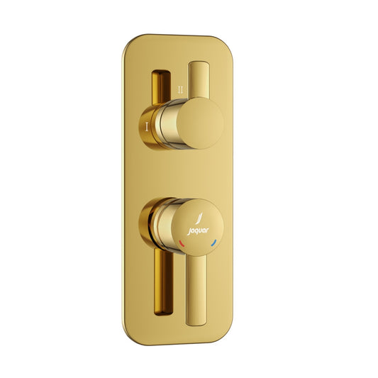 Jaquar Fusion Prime Aquamax Exposed Part Kit of Single Lever Shower Mixer - Gold Bright PVD