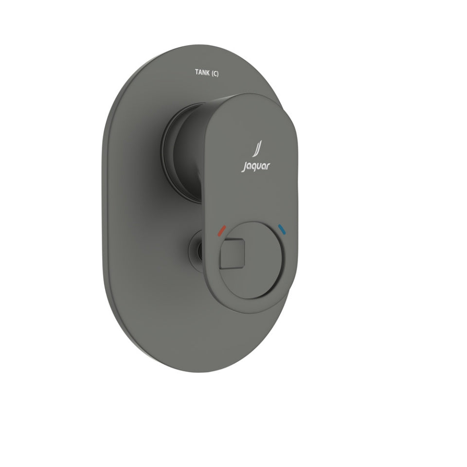 Jaquar Ornamix Prime 3-Inlet Single Lever Concealed Diverter - Graphite