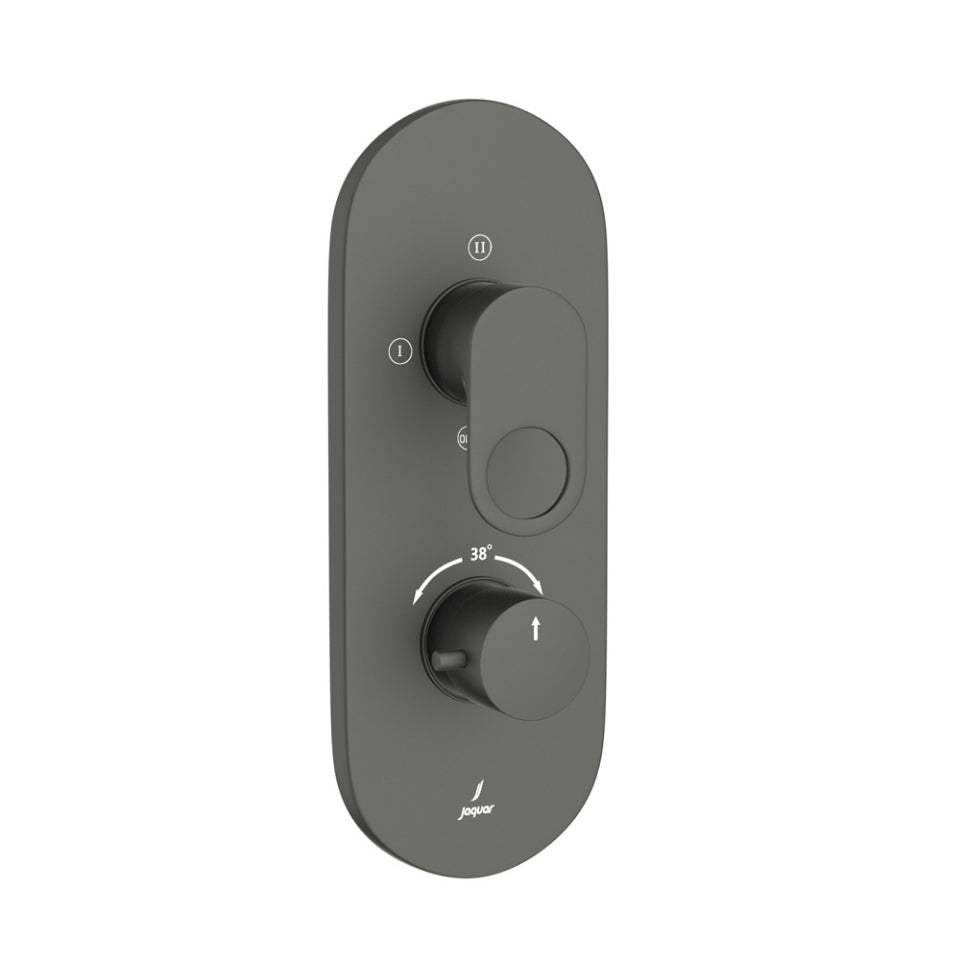 Jaquar Ornamix Prime Aquamax Thermostatic Shower Mixer - Graphite