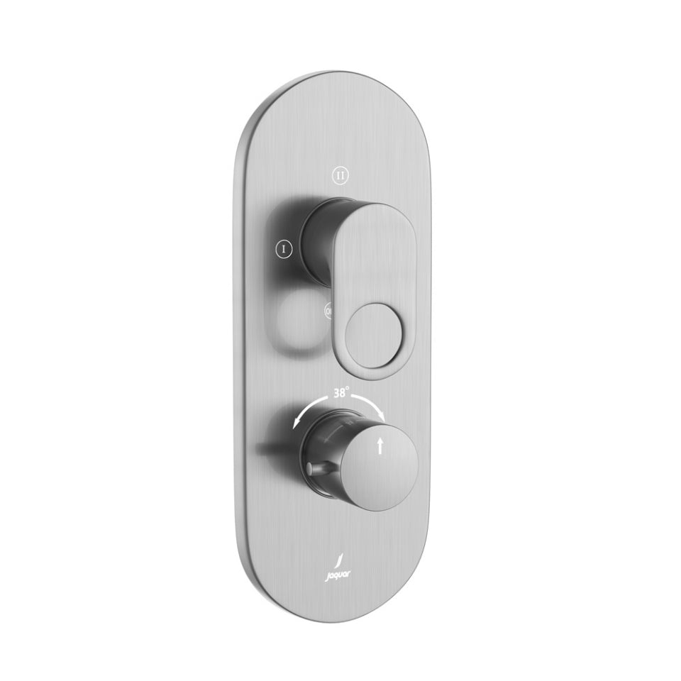 Jaquar Ornamix Prime Aquamax Thermostatic Shower Mixer - Stainless Steel