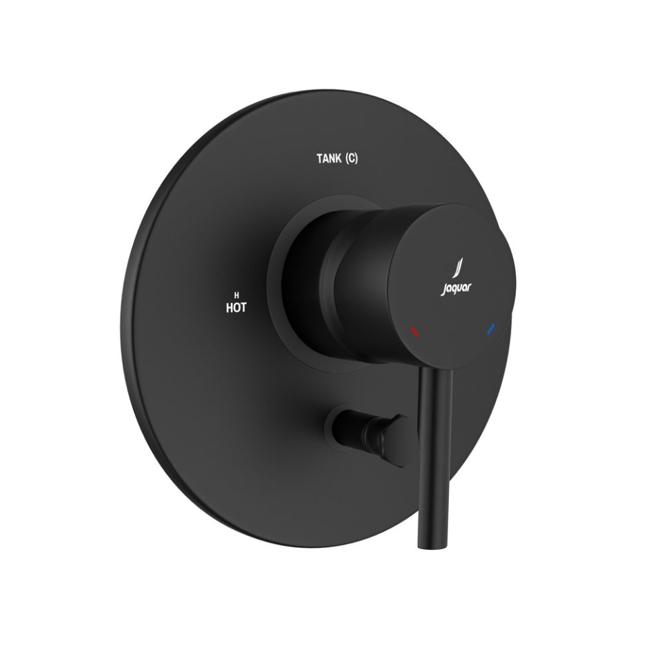 Jaquar Florentine Prime 3-Inlet Single Lever Concealed Diverter - Black Matt