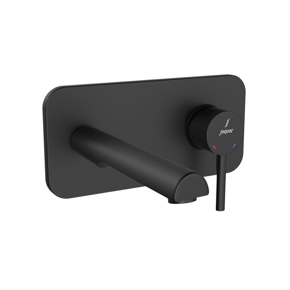 Jaquar Florentine Prime Exposed Part Kit of Single Lever Basin Mixer Wall Mounted - Black Matt