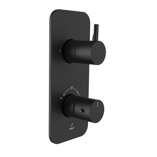 Jaquar Florentine Prime Aquamax Thermostatic Shower Mixer - Black Matt