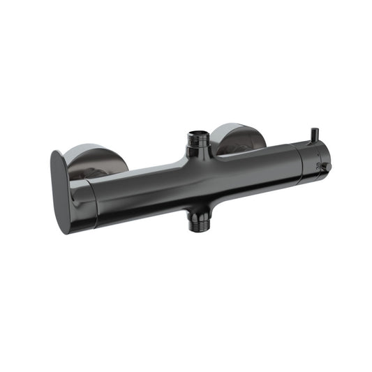 Jaquar Opal Prime Multifunction Thermostatic Shower Mixer - Black Chrome (OPP-BCH-15653PM)