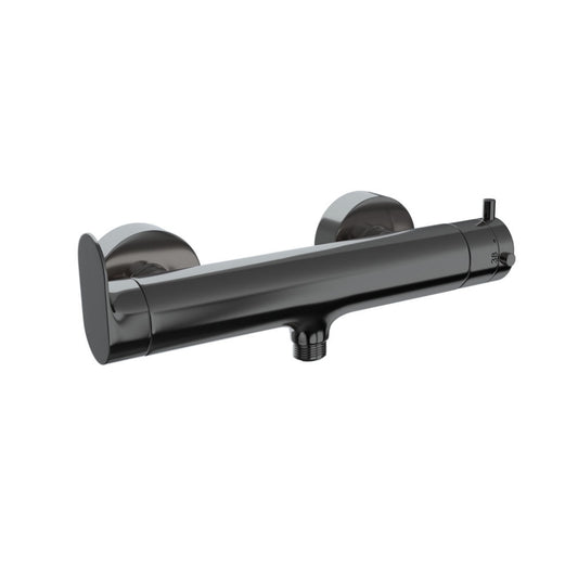 Jaquar Opal Prime Exposed Shower Mixer (Wall Mounted) - Black Chrome (OPP-BCH-15655PM)